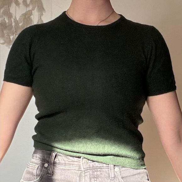 Classic Green Women's Sweater - Picture 3 of 5